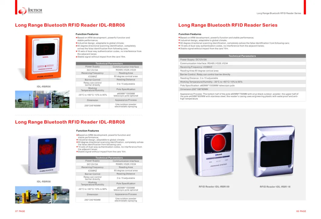 Long Range RFID Tag for Hands-Free Parking System